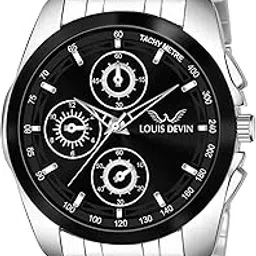 louis devin Men's Watch (Metal Chain Analog Wrist Watch G036)-picture-1
