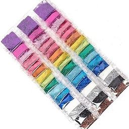 SNOOGG Fine Glitter for DIY Crafts, Resin Art, Tumblers, Candle & Slime Making, Festival Body/Face/Eyeshadow/Nail Art (360g Total, 10g Each, Zipper Bag).-image-63