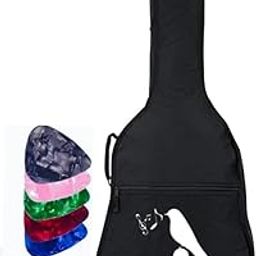 MOCKING BIRD Acoustic Guitar Bag for 38, 39, 40, 41 inch | Waterproof Acoustic Guitar Cover Guitar Case with Guitar Picks Easy Carry Guitar Cover Bag for Students & Musicians-image-35