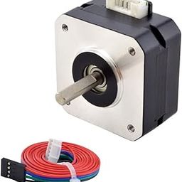 STEPPERONLINE Nema 17 Pancake Stepper Motor 1A 17Ncm Bipolar 1.8 Degree 4-Lead for 3D Printer CNC Extruder-29