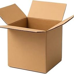 Boxivo 4x4x4 Inch 3 Ply Corrugated Boxes – Small Brown Kraft Packaging Box for Shipping, Storage & Gifting – Pack of 10-19