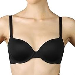 International Everyday Padded Wired T Shirt Bra(122I175_Black_34 C)-picture-31