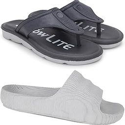 Combo Pack of 2 Slipper/Flip Flops/Slides/Clogs/Sandals for Men (V-Sultan Vs Addi)-image-73