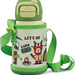 BAYBEE 2 in 1 Hydro Sipper Bottle for Kids | BPA Free & Non-Toxic Water Bottle 500 ml | Zero Spill Sippy with Soft Silicone Straw and Adjustable Strap for 6+ Months Baby & Toddlers, Easy to Hold-image-24