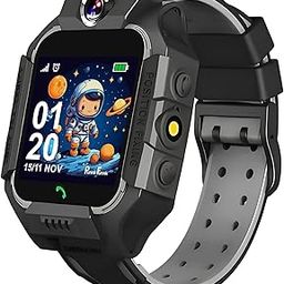 PunnkFunnk Q18 Kids Calling Smart Watch for Boys & Girls | 2-Way Voice Calling & Message | Sim Card | Selfie Camera | Parent Control App | Voice Chat | Long Battery Life | LBS Location Tracking-Black-picture-27
