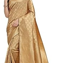 Women's Banarasi Silk Sarees With Zari Jacquard Work & Blouse Piece-picture-42