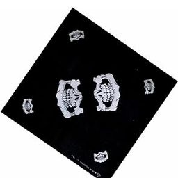 Handkerchiefs for Men & Women | Soft, Absorbent & Reusable 3pc black /1-image-73