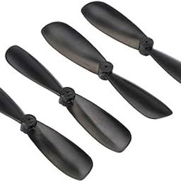 Invento 2pair 45mm Reverse Paddle Aircraft Propeller Blades Robotic Helicopter Toy-image-1
