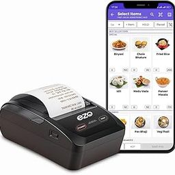 EZO 58MM (2 Inch) Direct Thermal Billing Machine | USB & Bluetooth Connectivity and Rechargeable Battery, Includes 5 Rolls with Software Subscrption (BL Printer + 12 Months Software Subscription)-image-67