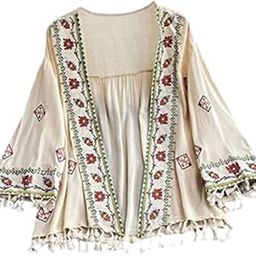 Women Cardigan Bohemian Blouse Shirt Beach Cover up for Women Bikini Dresses apricot|Clothing, Shoes & Accessories | Womens Clothing | Tops & Blouses-picture-38