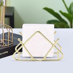 CentraLit Napkin Holder for Dining Table Stable Base - Tissue Paper Box for Kitchen, Table, Home Décor, Office, Restaurant, Tissue Dispenser Organizer for Dinner Tables, Kitchen (Gold)-20