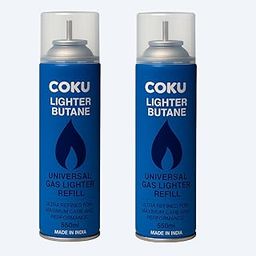 Coku Butane Gas Refill Can 550ml, Universal Lighter Refill Canister with Long Nozzle & Adapter | Butane Fuel for Gas Lighters, Kitchen Lighter, Candle, BBQ, & Metal Refillable Lighters (2)-image-12