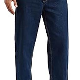 Men's Baggy Fit Cotton Jeans | Mid Rise | Loose & Relaxed | Oversized Jeans Pant-image-56