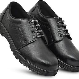Singhal Enterprises Collection Men's Real Leather Formal Safety with Steel Toe Light Weight Industrial Safety Shoes for Men-46