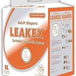 Leakex High Absorbency Senior Incontinence Diaper For Adult Unisex (Extra Large Size, Waist Size- 43-65 Inch)-image-41