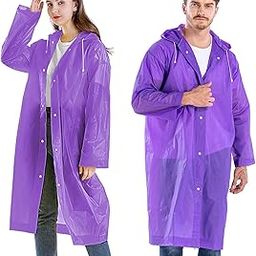 Raincoat For Men,Women,Boys & Girls Universal Waterproof Full Rain Coat Multicolor, Free Size Hooded Rainwear Pack Of 1-image-19