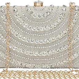 Stylish Embroidered Box Clutch Bag for Women – Bridal Purse, Small & Compact Wallet & Shoulder Bag.-image-47