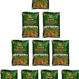 Amina Henna, Natural Black Mehndi Powder, 250 g (Pack of 10)-image-63