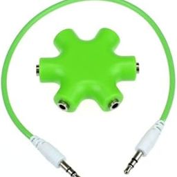 Mabron Audio Hub Splitter Adapter 3.5mm 5 Way Jack Stereo Audio Headset Headphone Earphone Hub Splitter Connector Adapter-26