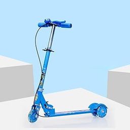 Calyxia Road Runner Kick Scooter for Kids Ages 3-14 Years Old Boy with 3 Wheel LED Lights, Adjustable Level Handlebar & Foldable Design-image-35