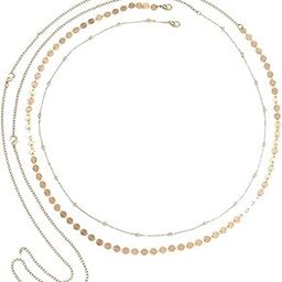Women's Two Layered Saree, Bikini, Waist Chain, Hip Chain,Gold Plated-image-11