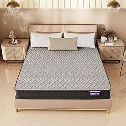 RESTOFIT Dual Comfort Orthopedic Mattress King Size | Sleep Well with 78x72x5 Inches Medium Firm King Size Mattress | 5-Inch HR Foam Mattress | Viscose Cotton, 7 Years Warranty Vacuum Roll Packaging-image-76
