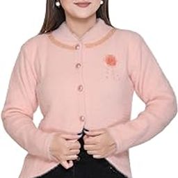 Womens Winter Wear Long Sleeve Crop self Design Cardigan Sweater-image-9