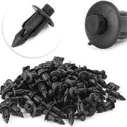 Fabbay Plastic Car Fender Door Panel Fastener Clip Black Bumper Retainer Rivet Car Styling 50 Pcs-picture-21