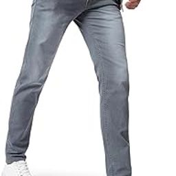 Men's Slim Fit Washed Jeans Stretchable-image-85