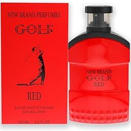 New Brand Golf Red Eau De Toilette for Men 3.3oz/100ml-image-6