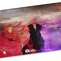 Tee Mafia Itachi Sasuke - Anime Series Mouse Mat - Printed Large Extended XXL Mouse Pad for Laptop, Desktop, PC for Gaming Table Mat - Anti-Skid Rubber - [11 x 23in] - Pack of 1 (D6)-15