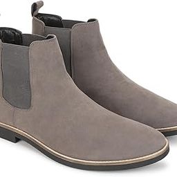 Comfortable Boots For Men | Extra Cushioned Foot Bed And Skin Friendly Ankle Boot With Low Heels | Trendy, Stylish & Casual Boots | Winter, Snow & Holiday Outings-image-67