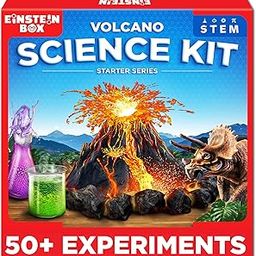 Einstein Box Volcano Science Starter Kit for 8 to 15-Year-Olds | Toys for Boys & Girls Age 8,9,10,11,12,13,14,15 Years | Gift for Girls Age 8+ Years | Amazing Science Experiments & Projects |-image-79