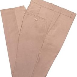Men's Solid Slim Fit Formal Trousers Black | Stretchable Fabric Trouser-picture-19