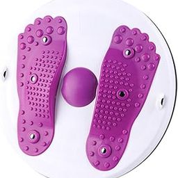 UJEAVETTE Ab Twisting Boards Aerobic Exercise Magnetic Massage Gym Waist Twisting Disc Violet|Abdominal Exercise Equipment|Abdominal Exerciser|Abdominal Exerciser For Men and Women-31