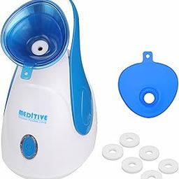 MEDITIVE Facial Steamer for Women & Men | UV Light Sterilization | Fast Mist in 50 Sec | 10 Cotton Pads | 100ml Water Tank | Portable Face Steamer for Home Use | 1 Year Warranty-image-74