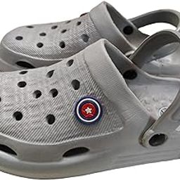Trendy Classic Stylish Grey Clogs for Men's Boy's-picture-45