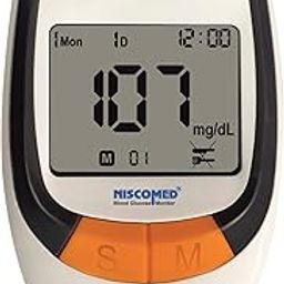 Niscomed Surescreen Glucose Blood Sugar testing Painfree Monitor with 25 Strips Glucometer (White)-13
