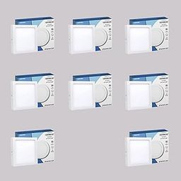 teknolite LZP 15W Cool White Square Surface LED Panel Lights Ceiling | Recessed Ceiling Light with 600 Lumens Output | Ideal LED Panel for Home, Office & Bedroom Lighting Pack of 8-image-111