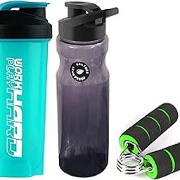 COOL INDIANS Exclusive of Gym Shaker with Wooden Grippper and Sippy for Gym & Fitness Kit|Gym Shaker|Workout Bottle|Fitness Grip| Gym Workout Grip| Wrist & Forearm for Men Women (Green)-image-45