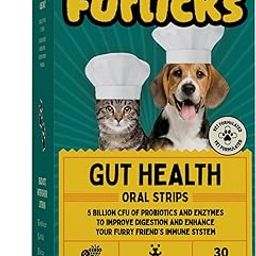 Gut Health Supplement for Dogs & Cats | Probiotics, Protease, Lipase for Improved Digestion, Enhanced Immunity, Healthy Gut Flora & Diarrhea & Bowel Support (30 Oral Dissolving Strips)-image-73
