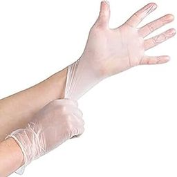 SEZNIK Vinyl Gloves Powder Free | Latex Free | Quality Stretch | Water and Tear Resistant | Ambidextrous (Vinyl Medium)-21