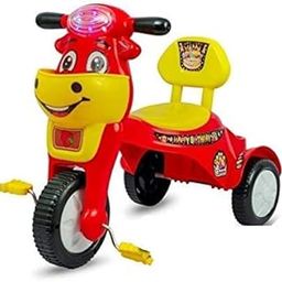 Panda Baby Product Joyride Happy Birthday Baby Tricycle Ride-On With Music & Light (Red)-image-53