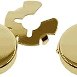 Jazzy Pearls®2Pcs ufflinks for Men Dress Shirts Party Round Cuff Button Covers Gold|Jewelry & Watches | Mens Jewelry | Cufflinks|2 Pieces on Covers-picture-24