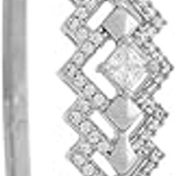 Fashion Jewellery White Rodium Polished Zircon Kada With Locking System |Best For Gifting, Bride, Bridemaids & Special Occasion | Zircon Kada For Women - 441034-image-77