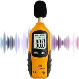 ThreeH Decibel Meter Digital Sound Level Meter 30-130dB LCD Backlight Display High Accuracy Data Hold Measuremen for Home Factory Classroom Noisy Neighbor-28