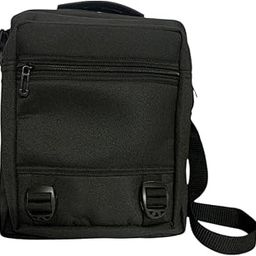 Sling bag || Cross Bag || Sling bag Men & Women with Multiple Compartments, Black Canvas, Adjustable Shoulder Strap-image-45