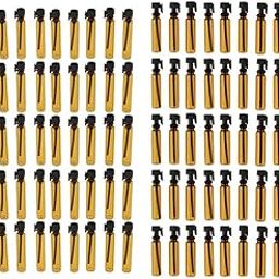 bnf® 100Pcs Mini Amber Glass Essential Oils Bottles Vials Small Containers 1/2mL | Other Makeup Tools & Accs | Makeup Tools & Accessories | Makeup-15