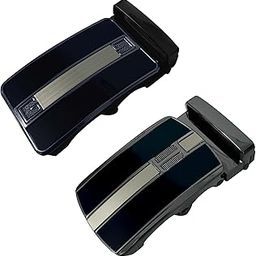 Auto lock belt buckle only for maximum 1.25 inches wide straps only combo pack of 2-36