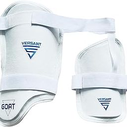 VERSANT Goat Shield Combo Cricket Thigh Guard (White, Large, Left Handed)-image-24